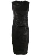 P.a.r.o.s.h. Ruched Midi Dress - Black