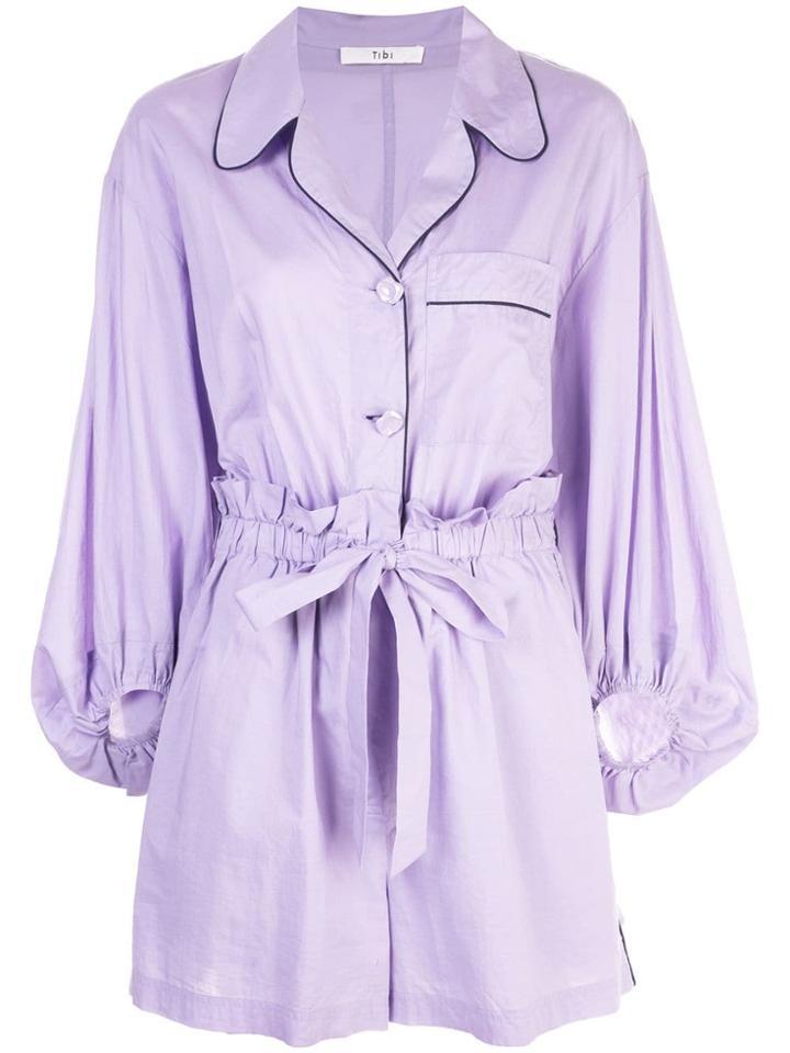 Tibi Pajama Jumper - Purple