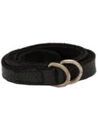 Guidi Textured Belt - Black