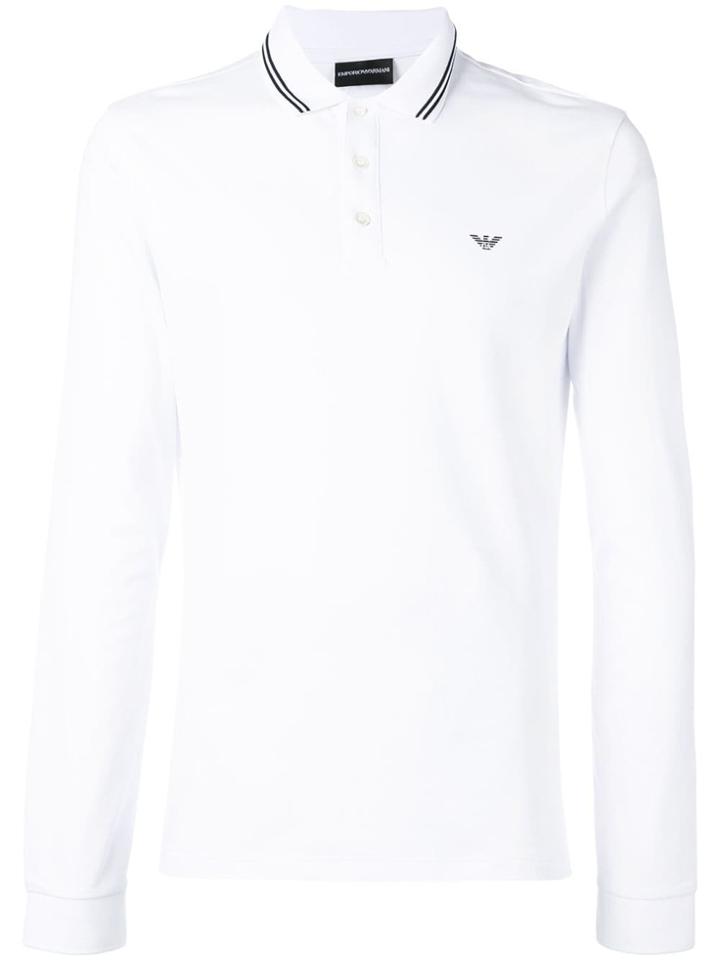 Emporio Armani Polo Sweatshirt - White