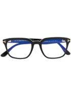 Tom Ford Eyewear Rectangular Shaped Glasses - Black