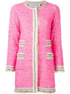 20:52 Cuban Cardigan, Women's, Size: 42, Pink/purple, Cotton/nylon/polyester