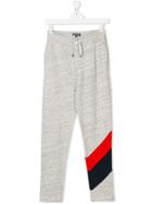 Tommy Hilfiger Junior Teen Stripe-trimmed Track Pants - Grey