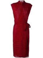 T By Alexander Wang Gingham Dress, Women's, Size: 2, Black, Cotton/viscose/virgin Wool