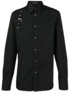 Alexander Mcqueen Buckle Detail Shirt - Black