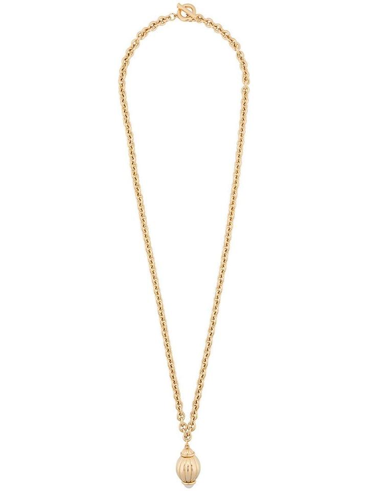 Givenchy Pre-owned 1980's Cocoon Pendant Necklace - Gold