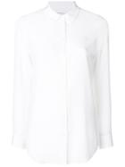 Equipment Essentail Curved Hem Shirt - White