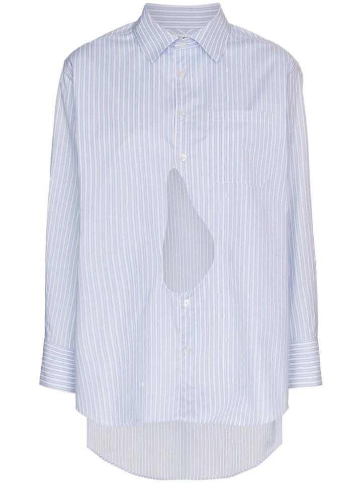 Wright Le Chapelain Chakra Cotton Shirt - Blue