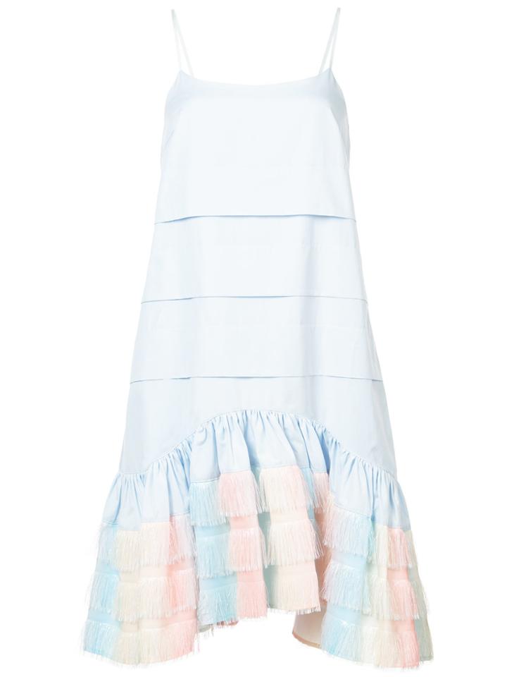 Jourden Midi Slip Dress - Blue