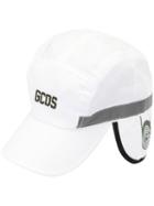 Gcds Contrast Logo Baseball Cap - White
