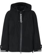 Burberry Shape-memory Taffeta Hooded Jacket - Black