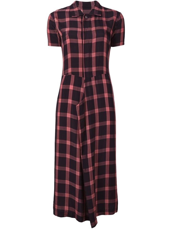 Comme Des Garçons Vintage Checked Shirt Dress