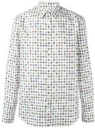 Alexander Mcqueen Badge Print Shirt, Men's, Size: 14, White, Cotton