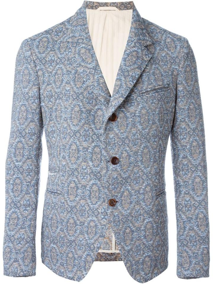 Al Duca D'aosta 1902 Jacquard Blazer