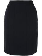 Chanel Pre-owned Pencil Skirt - Blue