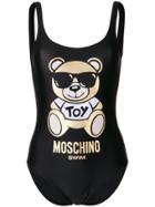 Moschino Toy Teddy Bear Swimsuit - Black