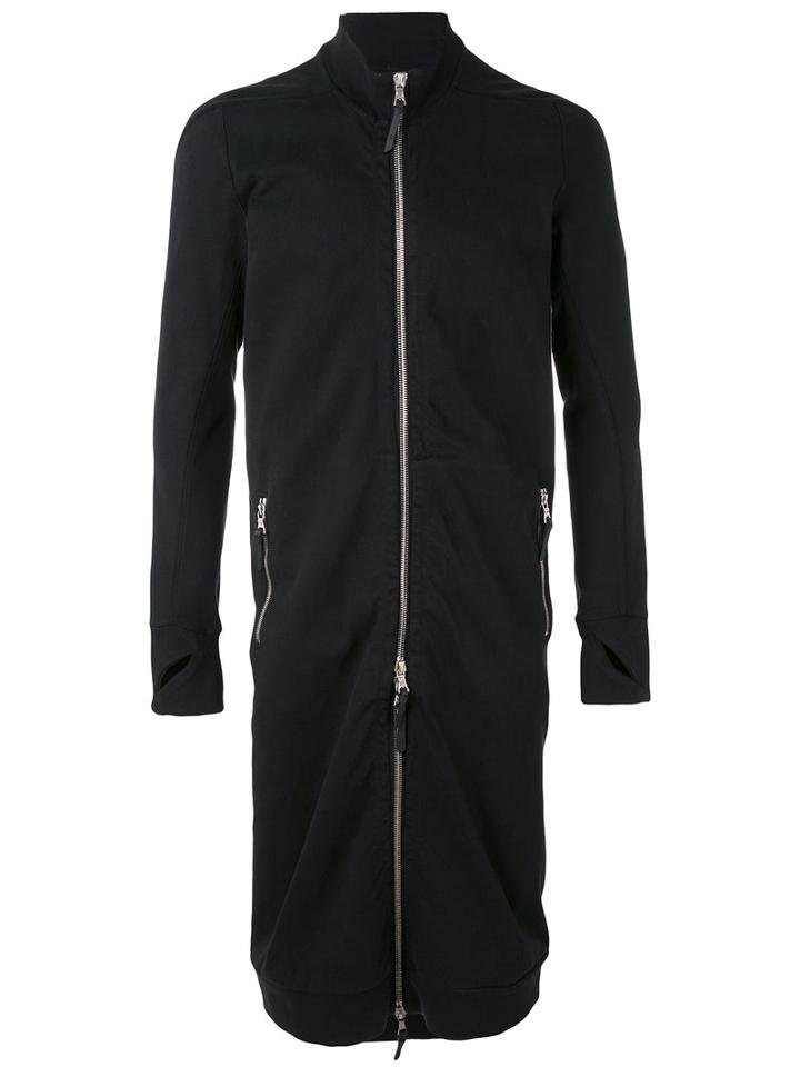 11 By Boris Bidjan Saberi - Zipped Coat - Men - Cotton - L, Black, Cotton