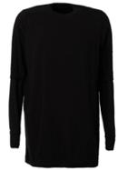 Rick Owens Drkshdw Layered Sleeve T-shirt, Men's, Size: Xs, Black, Cotton
