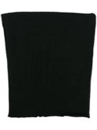 Label Under Construction Skyline Detail Beanie, Men's, Black, Cashmere
