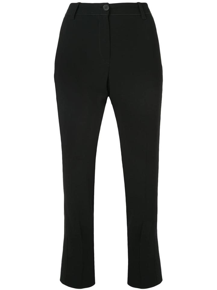 Derek Lam 10 Crosby Tapered Trouser - Black