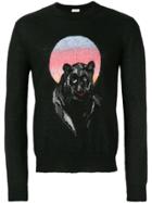 Saint Laurent Panther Sweater - Black
