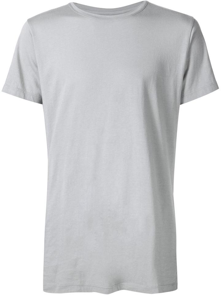 John Elliott Classic Round Neck T-shirt, Men's, Size: S, Grey, Supima Cotton/modal