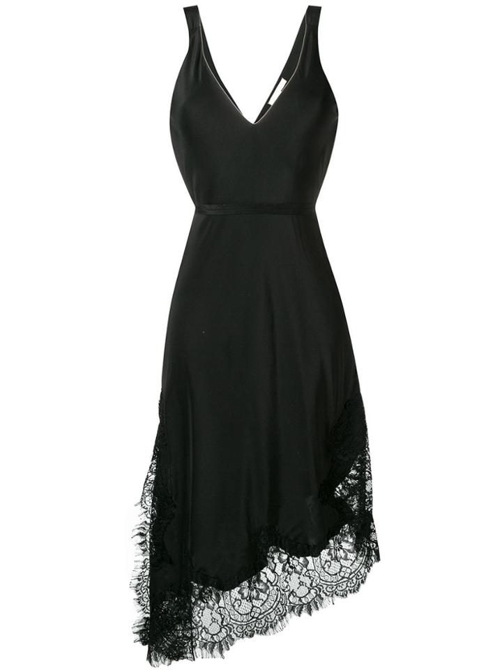 Gold Hawk Black Lace Dress