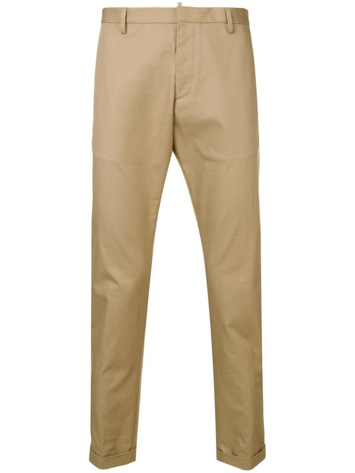 Dsquared2 Skinny Chino Trousers - Neutrals