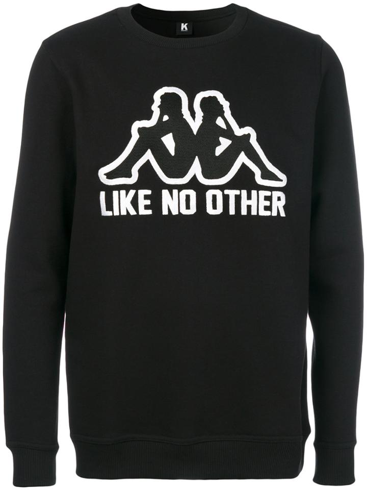 Kappa Branded Sweatshirt - Black