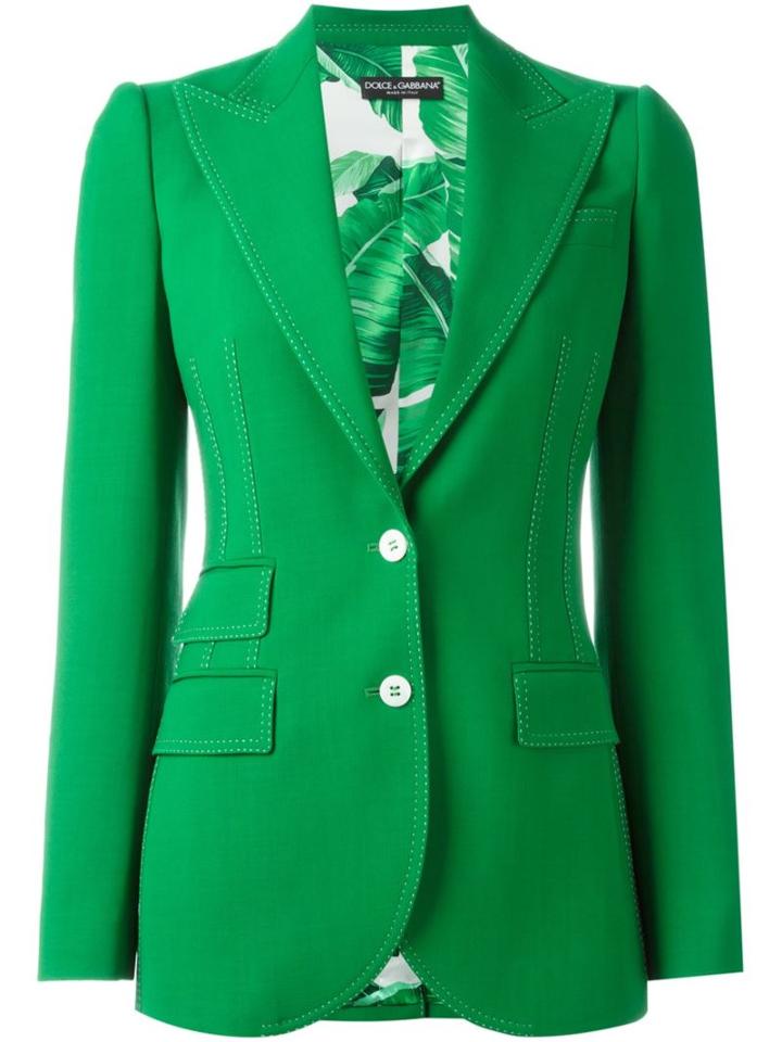 Dolce & Gabbana Stitch Trim Blazer