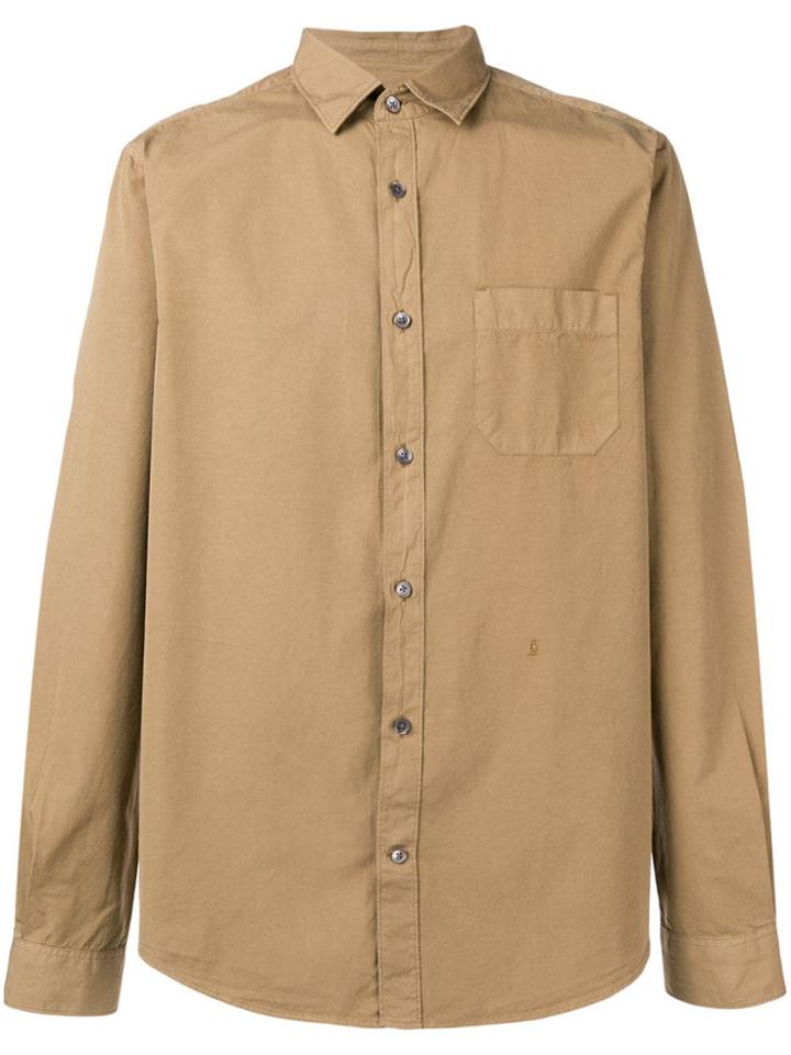 Closed Chest Pocket Shirt - Neutrals