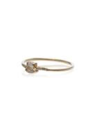 Xiao Wang 14k Yellow Gold Gravity Diamond Ring - Metallic