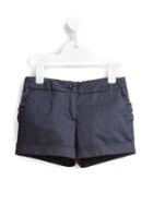 Moncler Kids Ruffled Shorts, Girl's, Size: 6 Yrs, Blue