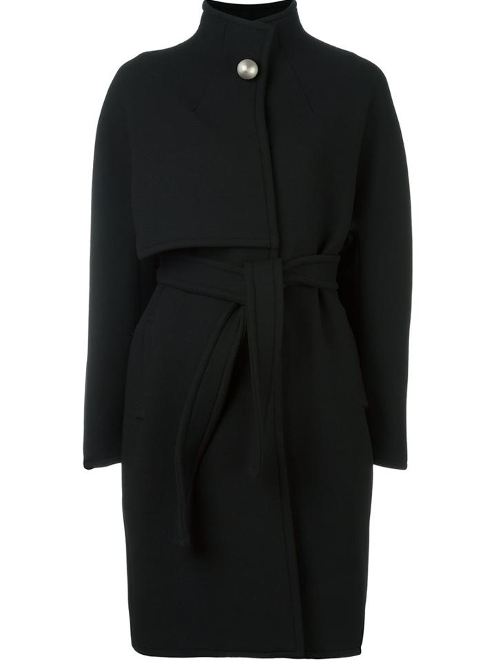 Gianluca Capannolo High Embellished Neck Coat