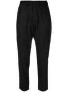 Barena Classic Cropped Trousers - Black