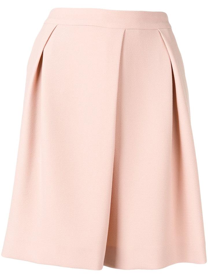 Emporio Armani Classic Pleated Skorts - Pink