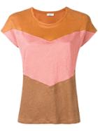 Closed Panelled T-shirt - Brown