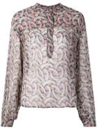 Isabel Marant Étoile Floral-print Shirt - Blue