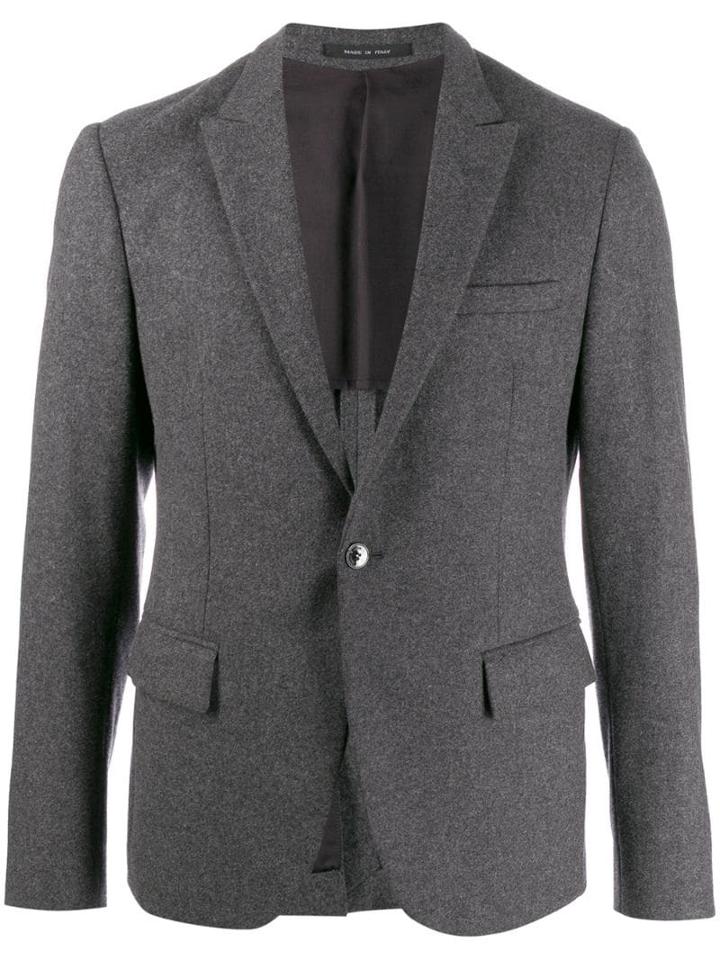 Giorgio Armani Pre-owned '1990s One Button Blazer - Grey