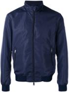 Armani Jeans Zip-up Jacket, Men's, Size: 50, Blue, Polyester/polyamide