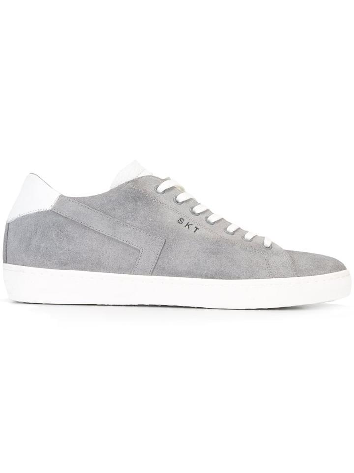 Leather Crown 'skt' Detail Sneakers