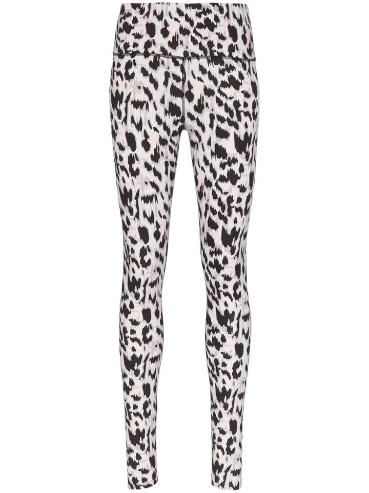 Varley Duncan Cheetah Print Performance Leggings - Blue