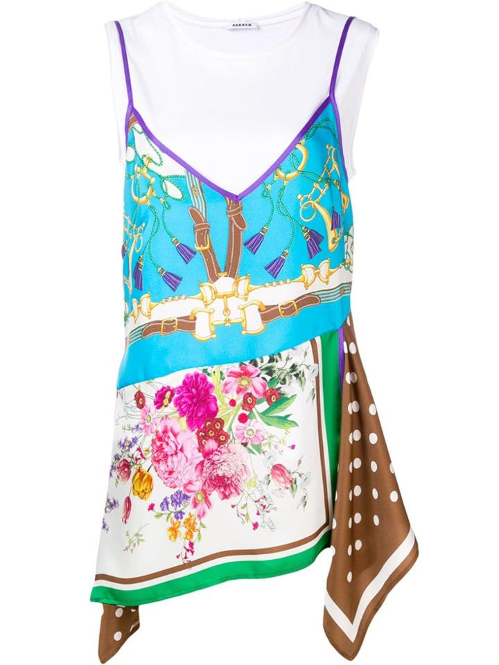 P.a.r.o.s.h. Layered Sleeveless Top - White
