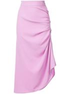 Marni Draped Skirt - Pink & Purple