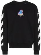 Off-white Thermo Striped Sweatshirt - Black