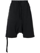 Unravel Project Drop Crotch Shorts - Black