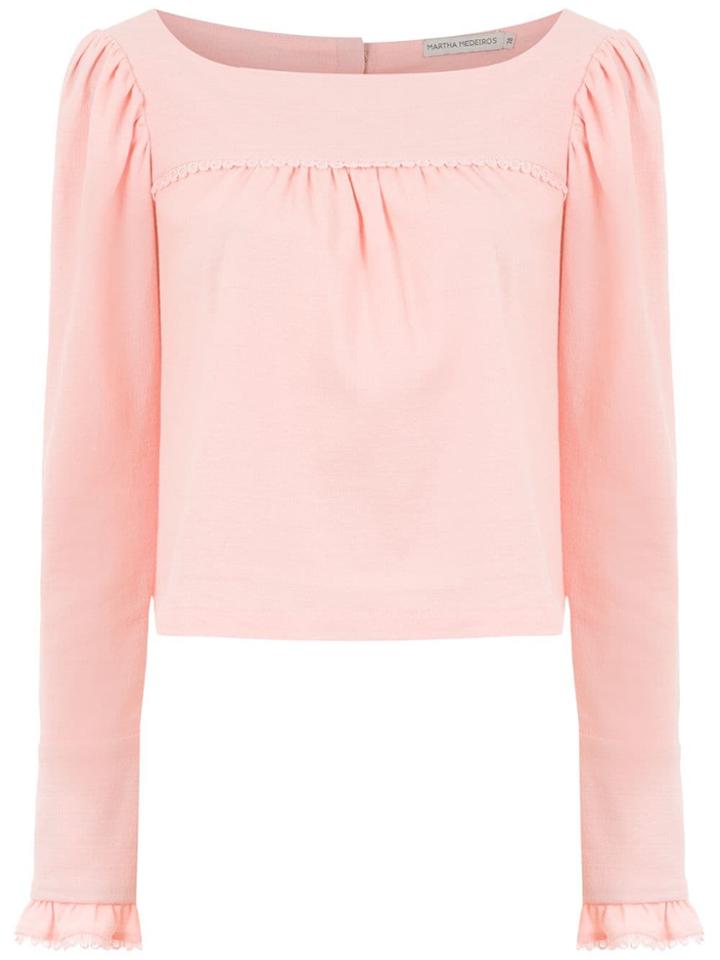 Martha Medeiros Long Sleeved Top - Pink & Purple