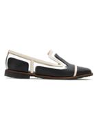 Studio Chofakian Panelled Leather Ballerinas - Black