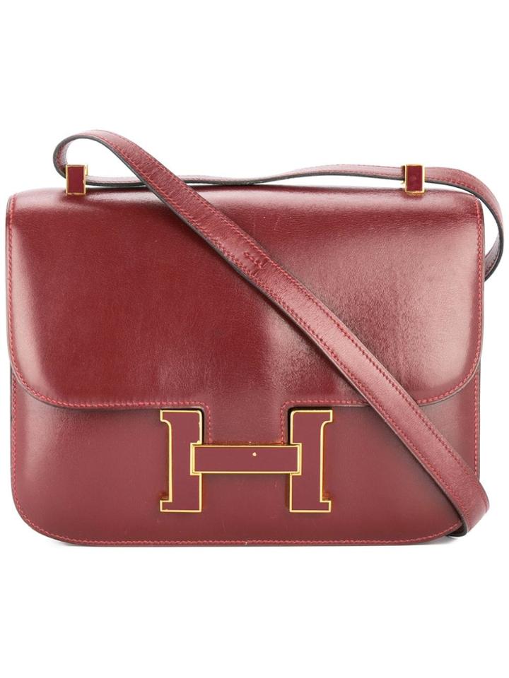 Hermès Pre-owned Constance Shoulder Bag - Red