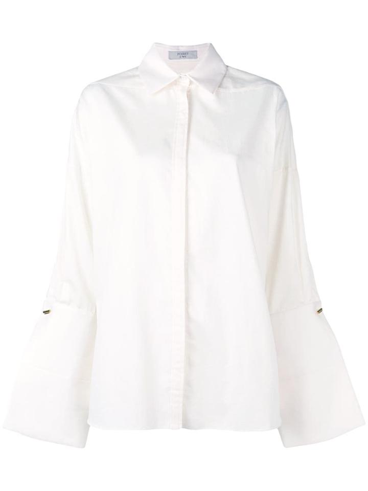 Poiret Boxy Fit Shirt - White